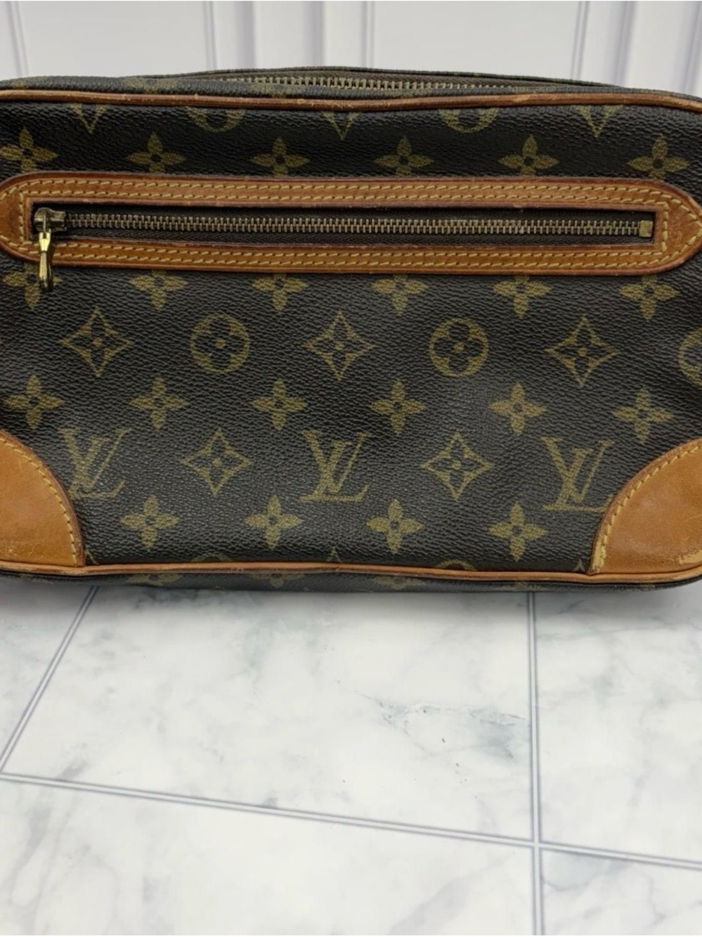 Louis Vuitton Monogram Marly Dragonne Wristlet